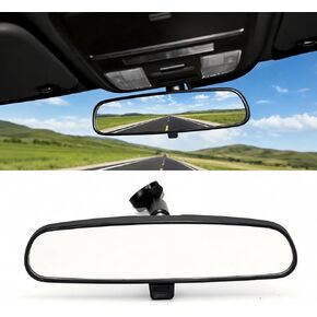 مرآة الرؤية الخلفية الداخلية من Moonlinks متوافقة مع Honda Civic 2016-2021/Fit 2015-2020/Accord 2016-2022/HR-V 2016-2024/CR-V 2017-2024 استبدال المرآة الداخلية لـ 76400-TF0-A01 in Kuwait