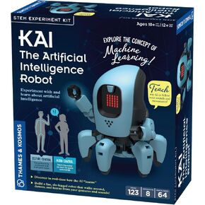 Thames & Kosmos Kai: The Artificial Intelligence Robot | Explore Machine Learning | Build an Innovative Smart Robot & Experiment with AI | App-Enabled for iOS & Android | Intro to AI for Kids in Saudi Arabia
