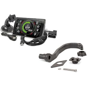Edge EVO Evolution CTS3 Touch Screen Gauge Monitor 85450-250 & A-Pillar Mount 28600 Compatible with 2015-2019 Silverado/Sierra 2500HD/3500HD Gas 5.3 6.0 LS in Saudi Arabia