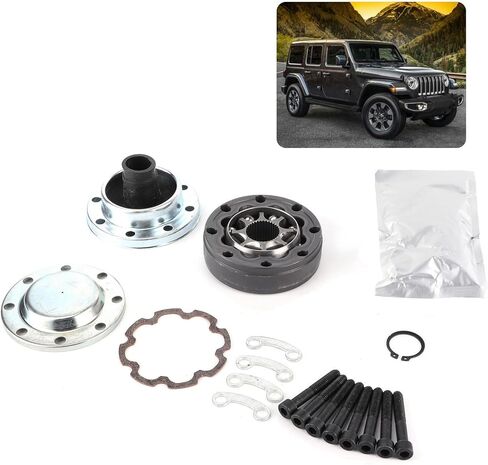 Alomejor Driveshaft CV Joint Kits, Iron Aluminium Alloy Propshaft CV Joint Repair for JK 2007-2018, High Performance, Easy Installation in Kuwait
