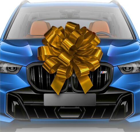 Giant Gold Magnetic Big Car Bow - 30 Inch Jumbo Gift Bow in Kuwait