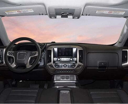 غطاء عجلة قيادة السيارة من West Llama مخصص لسيارة GMC Sierra، Acadia، Canyon، Terrain، Yukon، Savana، Envoy 15-15.5 بوصة (حجم قياسي أسود) in Kuwait
