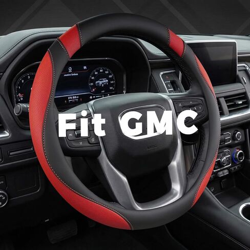 غطاء عجلة قيادة السيارة من West Llama مخصص لسيارة GMC Sierra، Acadia، Canyon، Terrain، Yukon، Savana، Envoy 15-15.5 بوصة (حجم قياسي أسود) in Kuwait