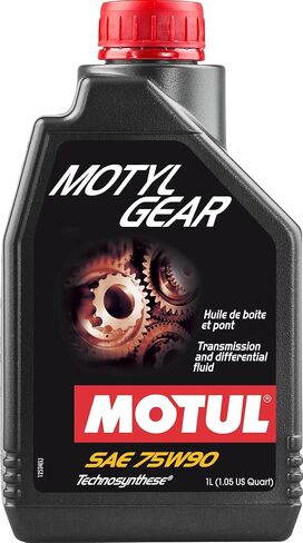 Motul Motylgear 75W90 ناقل الحركة اليدوي والسوائل التفاضلية مع تركيبة تكنوسينثيز - زيت تروس عالي الأداء لعلب التروس اليدوية والتروس التفاضلية - 5 لتر in Kuwait