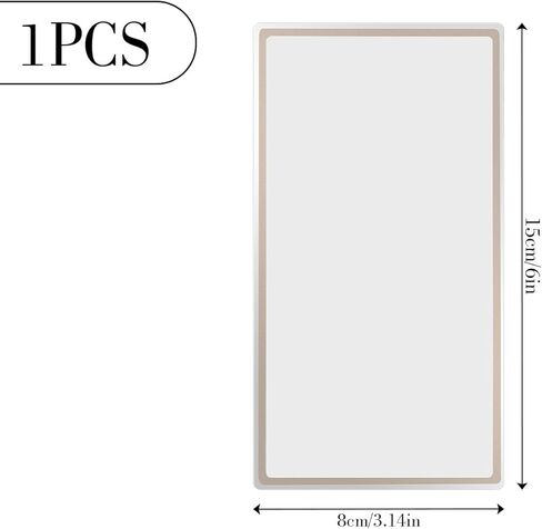 GLADFRESIT Self-Adhesive Car Visor Mirror - Portable Cosmetic Vanity Looking Glass for Truck Van in Saudi Arabia