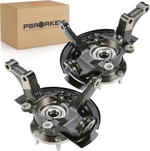مجموعة مفصل التوجيه الأمامي الأيسر للسائق متوافقة مع 2005-2019 Nissan Frontier، 2005-2012 Pathfinder Xterra - يستبدل OEM 40015EA000 698-267 محور دوران عجلة التعليق in Kuwait