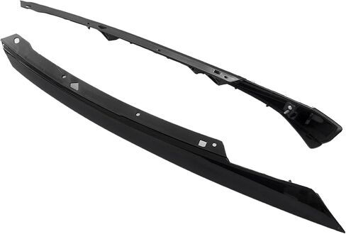 3PCS Front Bumper Chrome Grille Grill With Glossy Black Grill Trim Compatible with 2016 2017 2018 Honda Civic HO1212117 HO1213117 in Kuwait