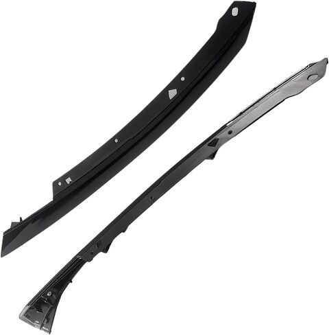 3PCS Front Bumper Chrome Grille Grill With Glossy Black Grill Trim Compatible with 2016 2017 2018 Honda Civic HO1212117 HO1213117 in Kuwait