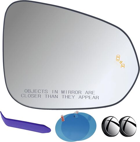 Passenger Side Mirror Glass Replacement Compatible with Lexus NX 2015-2021, RX 2016 – 2022, Heated with Blind Spot Detection, Without Auto Dimming, 8793178040, 879310E250, 8793148840 in Saudi Arabia