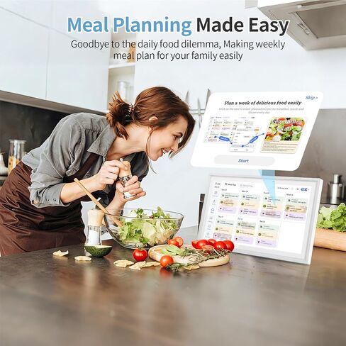 Digital Calendar Wall Touch Screen,15.6 Inch Electronic Calendar Wall Planner with Chore Chart & Meal Planning, Wall & Desk Mountable, No Subscription, 32 GB Smart Touchscreen Interactive Display for Family Shedules in Saudi Arabia