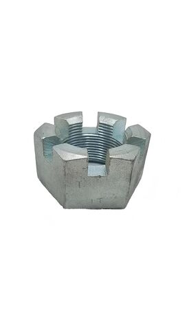 330037 Trailer Steel Locknut Castle Nut Zinc Plated - for Lippert LCI Heavy Equipment Applications 12K–16K Axles - 1-3/4"-12 Thread Size - Trailer 6 Slot Spindle Nut in Kuwait