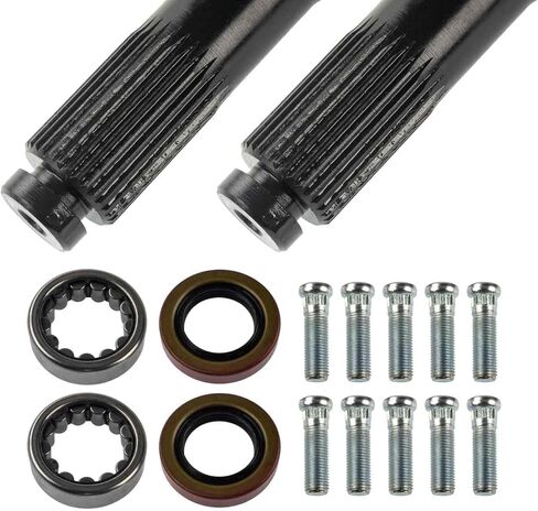 TEN Factory MG22109 Drive Axle Shaft Assembly For GM 8.875, 30 Spline Rear Axle Kit – Fits 1968–1972 Chevrolet/Camaro, Chevelle, El Camino, GMC Sprint - Replaces OEM Alloy USA 12109, GM 1255802 in Saudi Arabia