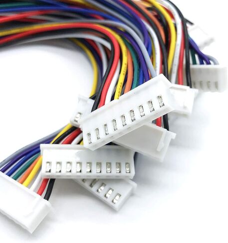10Pcs 8S JST-XH 9Pin 26AWG Balance Extention Lead Wire for RC Lipo Battery in Saudi Arabia
