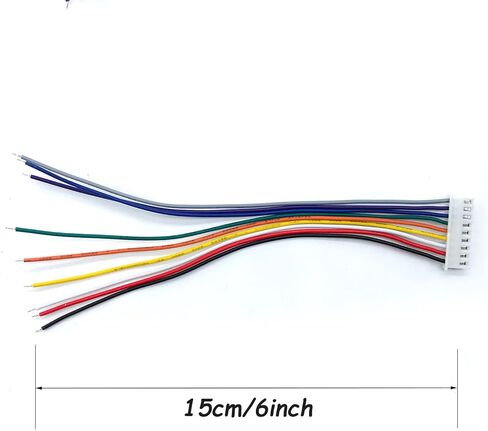 10Pcs 8S JST-XH 9Pin 26AWG Balance Extention Lead Wire for RC Lipo Battery in Saudi Arabia