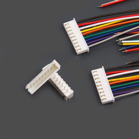 10Pcs 8S JST-XH 9Pin 26AWG Balance Extention Lead Wire for RC Lipo Battery in Saudi Arabia