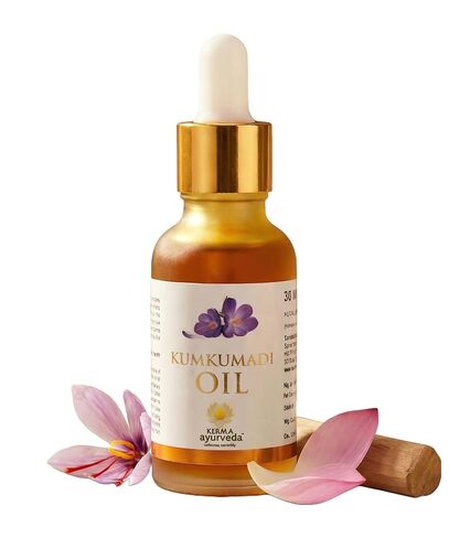 Kerala Ayurveda Kumkumadi Face Oil for Glowing & Radiant Skin - 1 Fl Oz | Manjishtha and Saffron Rich | Skin Rejuvenating Serum | Facial Moisturizer for Radiant Glow in Saudi Arabia