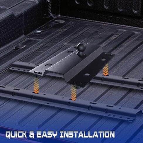 Universal 30,000 lbs Gooseneck Hitch Plate Fit for 5th Wheel Rails, Gooseneck Ball Plate with 2-5/16 inch Ball for Pickup Truck Bed Trailer Towing in Saudi Arabia