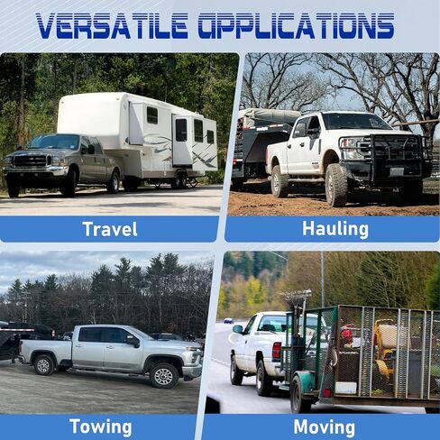 Universal 30,000 lbs Gooseneck Hitch Plate Fit for 5th Wheel Rails, Gooseneck Ball Plate with 2-5/16 inch Ball for Pickup Truck Bed Trailer Towing in Saudi Arabia