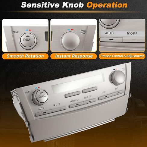 A/C Heater Climate Control Switch Module Panel for Toyota Camry 2010-2011 HVAC Climate Temp Unit No.5590006241/5590006330 in Saudi Arabia