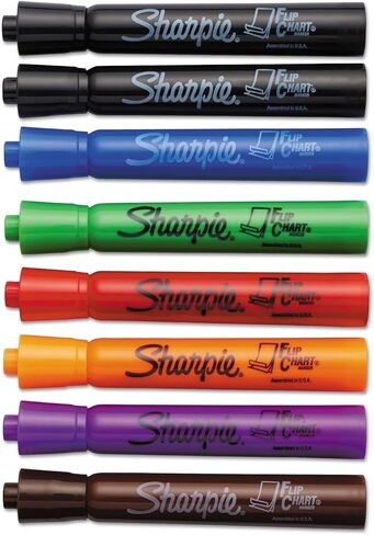 Sharpie 22478 Flip Chart Markers Bullet Tip Eight Colors 8/Set in Kuwait