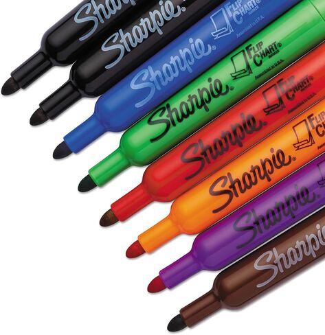 Sharpie 22478 Flip Chart Markers Bullet Tip Eight Colors 8/Set in Kuwait