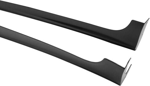 Side Skirts Compatible with 2012-2015 Honda Civic, MD Style Black PP Sideskirt Rocker Moulding Air Dam Chin Diffuser Bumper Lip Splitter by IKON MOTORSPORTS in Kuwait