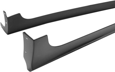 Side Skirts Compatible with 2012-2015 Honda Civic, MD Style Black PP Sideskirt Rocker Moulding Air Dam Chin Diffuser Bumper Lip Splitter by IKON MOTORSPORTS in Kuwait