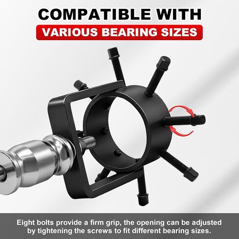 3.75" CV Axle Removal Tool Kit, Heavy-Duty CV Axle Puller with Slide Hammer, Reinforced Axle Shaft & CV Joint Puller for Cars, Trucks, ATV & UTV, Easy Driveshaft Removal in Saudi Arabia