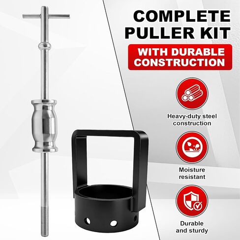 3.75" CV Axle Removal Tool Kit, Heavy-Duty CV Axle Puller with Slide Hammer, Reinforced Axle Shaft & CV Joint Puller for Cars, Trucks, ATV & UTV, Easy Driveshaft Removal in Saudi Arabia