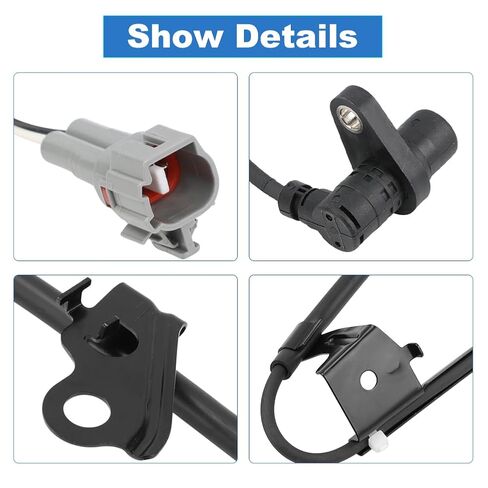 2 Pcs Front ABS Wheel Speed Sensors Compatible with Toyota Prius 1.5L L4 2004 2005 2006 2007 2008, Replacement for 8954247020, 8954347020 in Kuwait