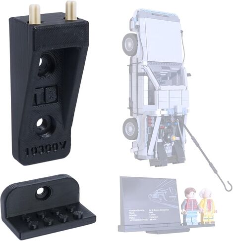 Vertical Wall Mount for LEGO Creator DeLorean-10300 (Car & Figs NOT Included) in Saudi Arabia