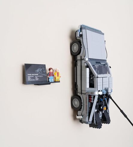 Vertical Wall Mount for LEGO Creator DeLorean-10300 (Car & Figs NOT Included) in Saudi Arabia