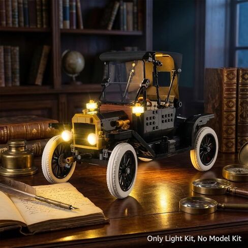 Kyglaring LED Light Kit Compatible with Lego The Ford Model T 11376 Building Blocks, Upgrade Touch Control & Dimming, Lighting Accessories for Lego 11376 Model Set, Lights Only, Touch Version in Kuwait