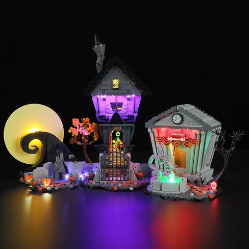 ضوء LIGHTAILING لـ Lego-21351 Disney Tim Burton's The Nightmare Before Christmas - مجموعة إضاءة LED متوافقة مع نموذج Lego Building Blocks - غير متضمنة مجموعة النموذج in Kuwait