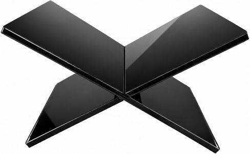 Hopysgiien Black Acrylic Book Stand - Acrylic Open Book Display Stand Reading Acrylic Book Holder for Open and Closed Books, Bible, Cookbook, Magazines, Textbooks, Recipe Holder Picture Display in Saudi Arabia