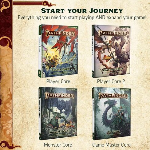 غلاف فني من Pathfinder Monster Core - الإصدار الثاني من كتاب قواعد Remaster RPG | 376 صفحة | أكثر من 400 مخلوق | الأعمار 16+ | ألعاب الطاولة in Kuwait