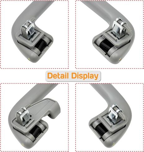 4PCS Front & Rear Interior Roof Grab Handles for Toyota Corolla, 4Runner, Yaris, Prius, RAV4 2005-2021, Replacement 74610-52030 74610-52020 in Saudi Arabia