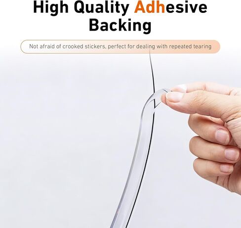 4 PCS Car Door Guard Strip, 15.7In Universal Rear Bumper Protector, PVC High Elasticity Anti-scratch Protector Trim, Self-adhesive Flexible Car Side Door Edge Guards (Transparent) in Saudi Arabia