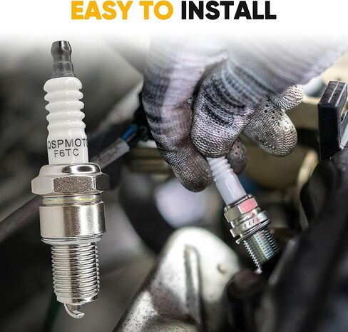 2 حزمة من شمعات الإشعال F6TC بديلة لـ NGK BP6ES Bosch WR6DC Champion N9YC Honda GX140 GX160 GX200 Predator 212 5.5 6.5hp مولد المحرك لـ CT200U BT200X KT196 Baja MB165 MB200 MBX20 Mini Bike Go Kart in Kuwait