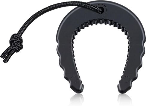 Sibba Rubber Doors Stopper with Nylon Paracord Attachments for Easy Grab Access First Responder Doors Stop Door Jam Door Wedge Stopper Police Law Enforcement Tool, Black in Kuwait