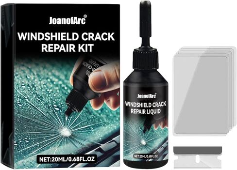 JoanofArc Car Windshield Crack Repair Kit - 2025 Upgrade Nano Glass Repair Liquid for Cracks & Chips, Cracks Gone Glass Remover Fluid for Quick Fix Windshields, Windows, Mirrors in Saudi Arabia
