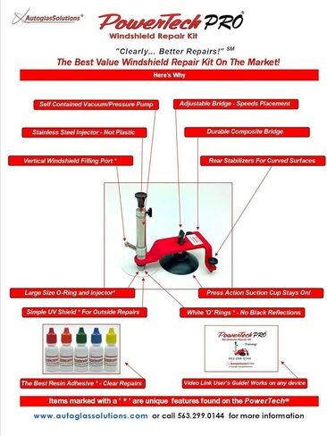 Powertech PRO Windshield Repair Kit in Saudi Arabia