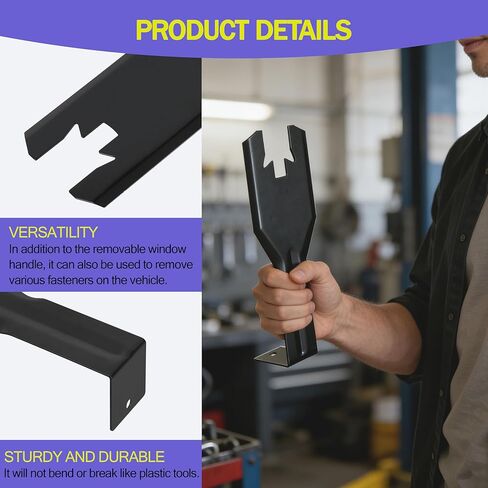 76951 Window Handle Removal Tool - Universal Fit | Car Door Panel Clip Remover, 1 Pcs for Auto Repair & Maintenance in Saudi Arabia
