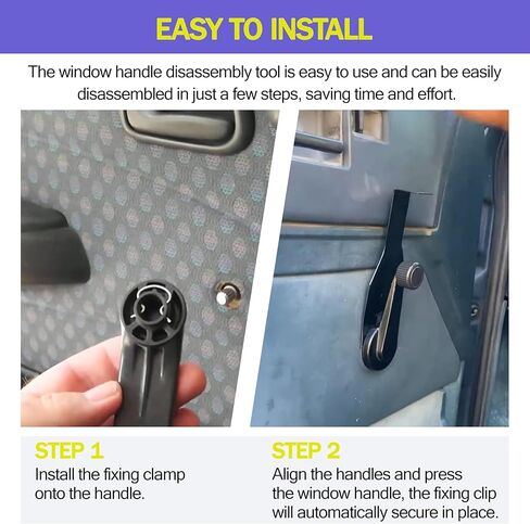 76951 Window Handle Removal Tool - Universal Fit | Car Door Panel Clip Remover, 1 Pcs for Auto Repair & Maintenance in Saudi Arabia