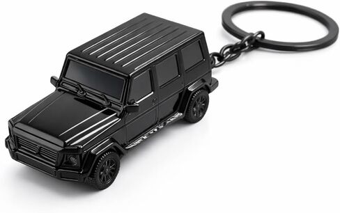 سلسلة مفاتيح سيارة G Wagon، حلقة مفاتيح معدنية سوداء للسيارة، حلية سيارة SUV مقاس 2 بوصة in Kuwait