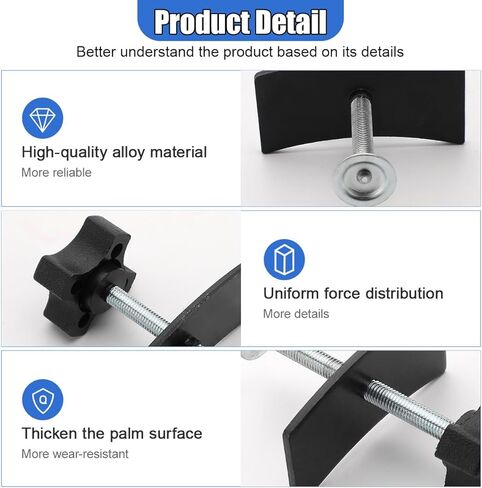 Brake Caliper Compression Tool, Heavy Duty Brake Pad Spreader Tool, 360 Degree Swivel Joint Brake Piston Compression Tools for Compressing Inner Pad, Fits for Most Cars in Kuwait