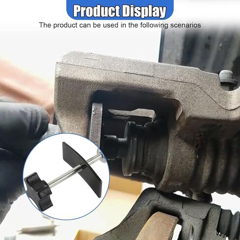 Brake Caliper Compression Tool, Heavy Duty Brake Pad Spreader Tool, 360 Degree Swivel Joint Brake Piston Compression Tools for Compressing Inner Pad, Fits for Most Cars in Kuwait