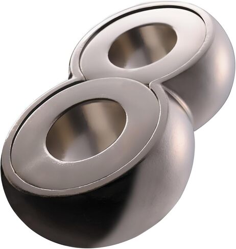 BePuzzled | Infinity Hanayama Metal Brainteaser Puzzle Mensa Rated Level 6, for Ages 12 and Up in Kuwait
