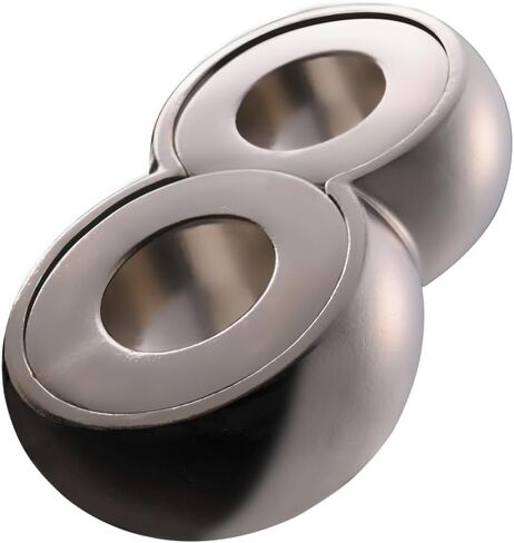 BePuzzled | Infinity Hanayama Metal Brainteaser Puzzle Mensa Rated Level 6, for Ages 12 and Up in Kuwait