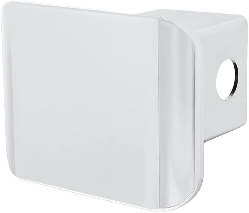 United Pacific Chrome Plastic Hitch Cover for 2" X 2" Trailer Hitch Receivers,Silver,77007 in Kuwait
